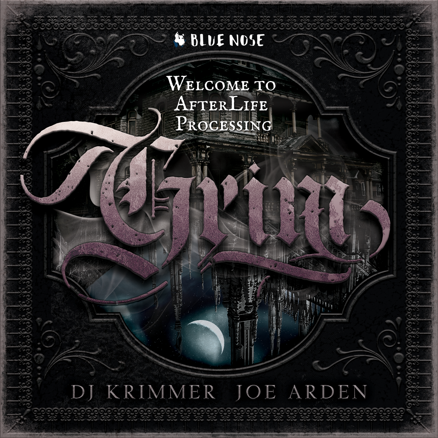 Grim: Welcome to AfterLife Processing audiobook cover.