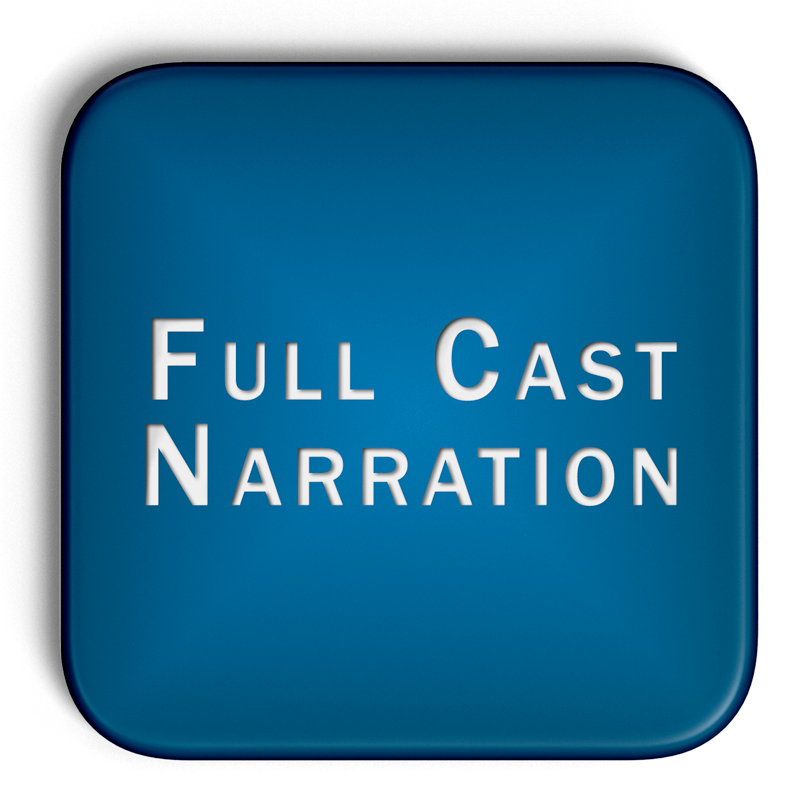 Full Cast Narration Audiobooks Button